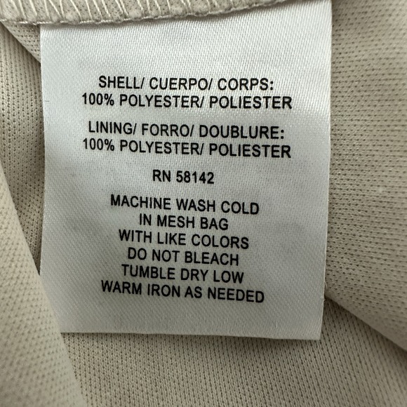 London Times Women Dress 6 Beige Crochet Lace Sheer Lined Maxi Boho Beach Hippie - Picture 13 of 13